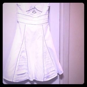 Arden B white strapless dress